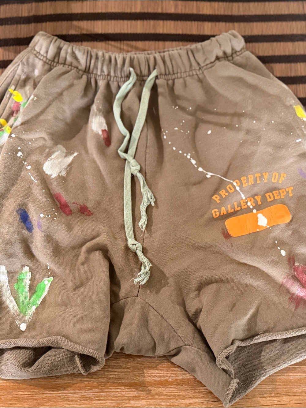Gallery Dept. Beige/Tan Drawstring Sweatpants